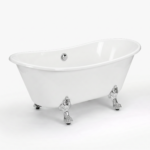 Bồn tắm Clawfoot Chrome