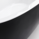 Bồn tắm Oval Đen Trắng