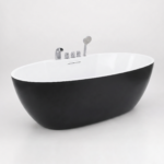 Bồn tắm Oval Đen Trắng