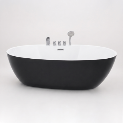 Bồn tắm Oval Đen Trắng